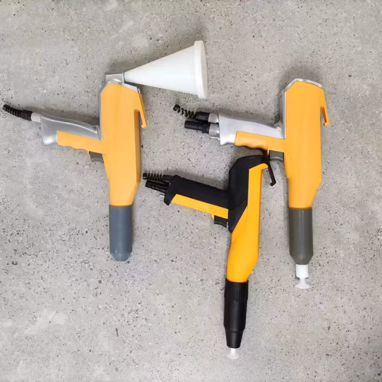 Ручной электростатический распылитель краски для системы порошкового покрытия для быстрого изменения цвета