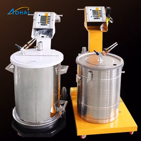 Обработка защиты поверхности мебели Электростатическое распыление Пигментный порошок Ручная распылительная машина